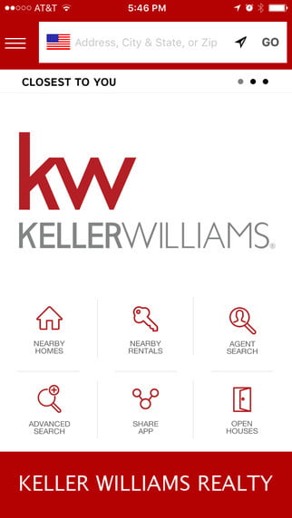 Guthrie Group Homes - Keller Williams Mobile Real Estate App Screen Shot