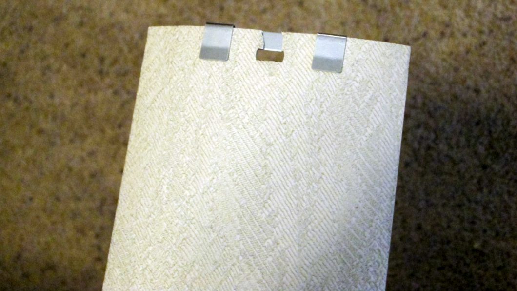 Replace Missing Vertical Blind Vanes with this Repair Clip