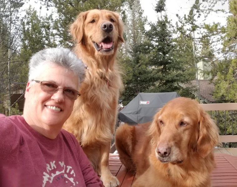 The Winner's Choice Winner for April 2019 is Monica Mack, and her dogs, Lexi, and Micah Monica Mack, and her dogs, Lexi, and Micah