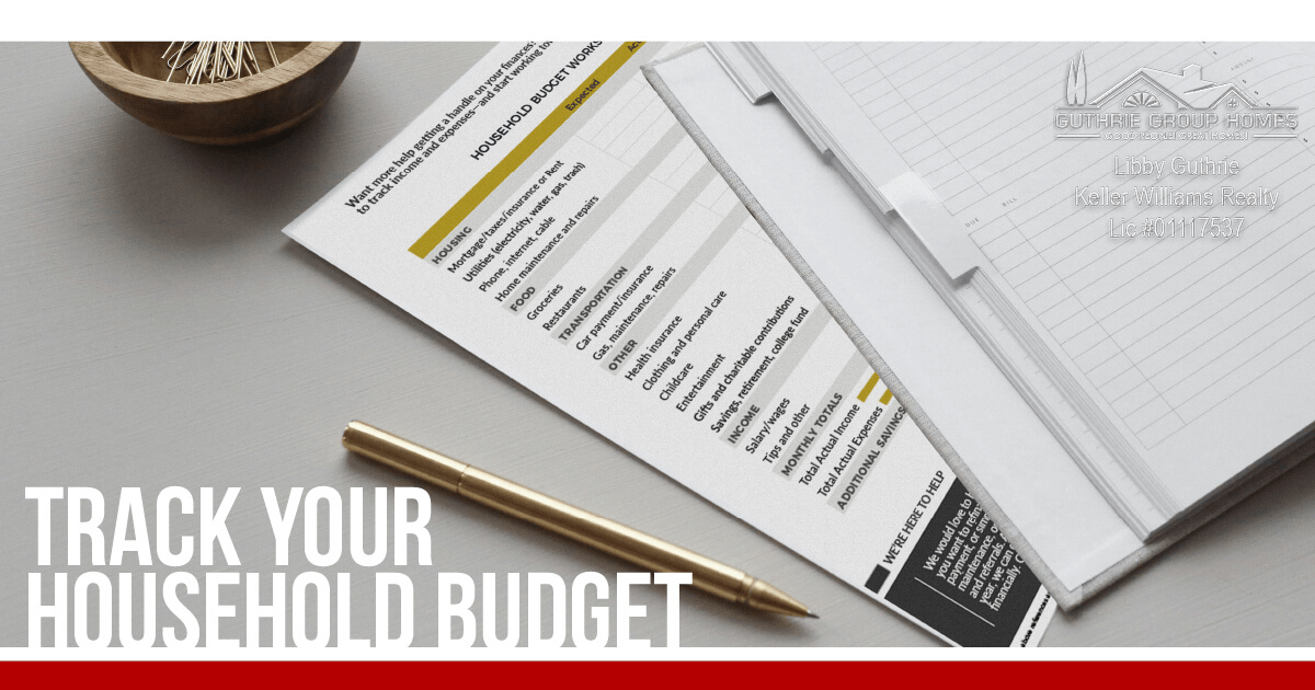 Track Your Household Budget Worksheet
